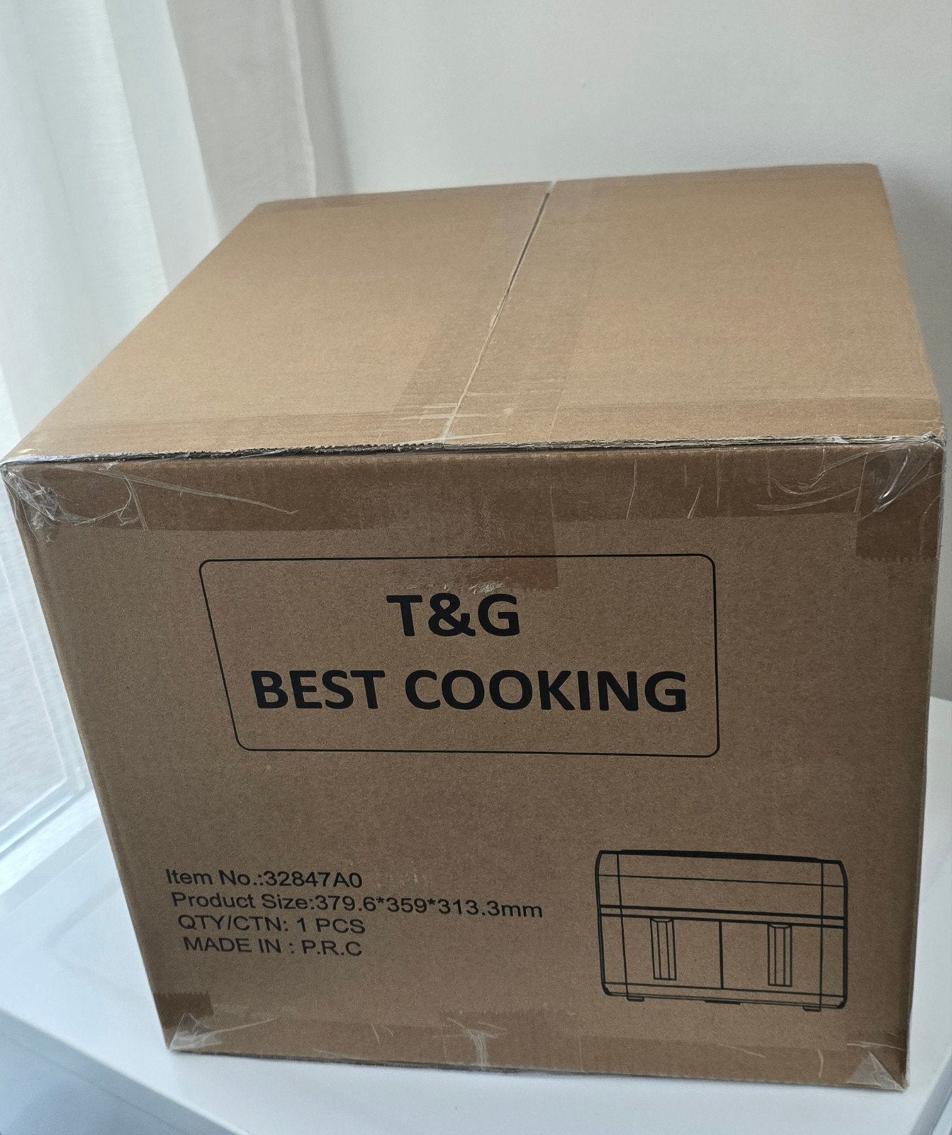 T&G Best Cooking Dubbele Airfryer (2 zones) – NIEUW in doos, Elektronische apparatuur, Ophalen