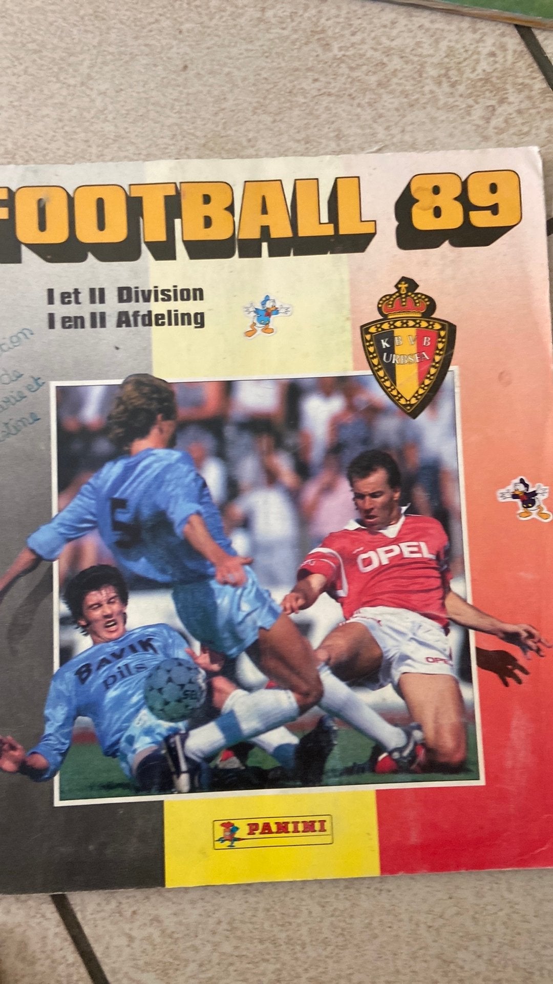 Album de foot panini 89, Enlèvement, Comme neuf