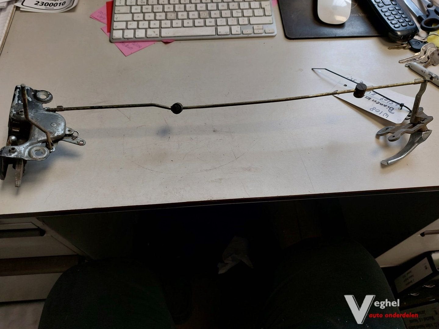 MB W108 binnenklink met slot rv '68, Gebruikt, -, Deur, -