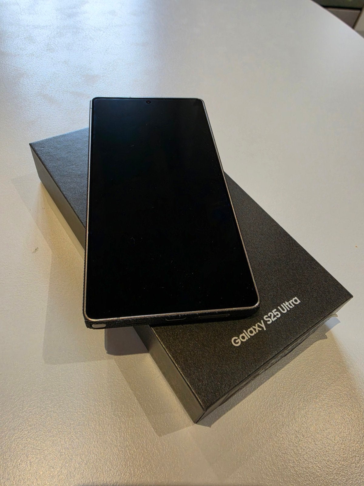 samsung S25 ultra 512GB Met factuur, Telecommunicatie, Ophalen, Zwart, Touchscreen, 512 GB