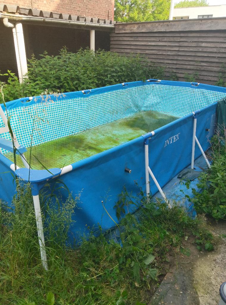 Zwembad te koop, Tuin en Terras, Zwembaden, Ophalen, Gebruikt, Vierkant, 200 tot 400 cm