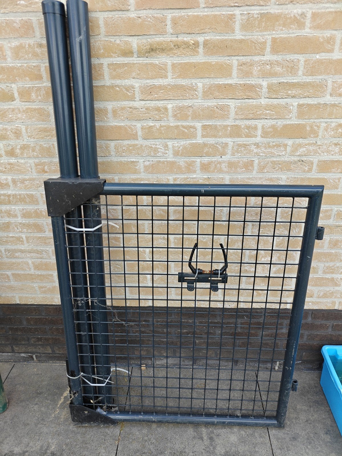 Tuinhek 90 x 100 CM zwart, Tuin en Terras, Ophalen, Met poort, Nieuw, Tuinhek