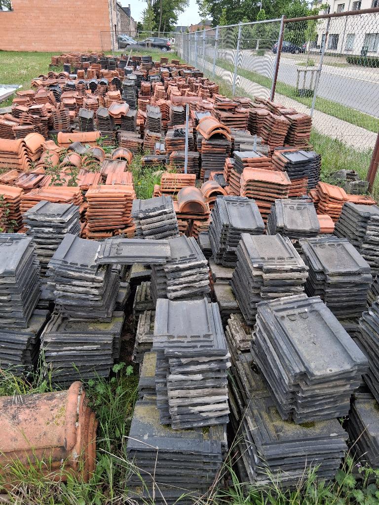 Dakpannen, Doe-het-zelf en Bouw, Dakpannen en Dakbedekking, Ophalen, Dakpannen, Gebruikt, 10 tot 15 m²