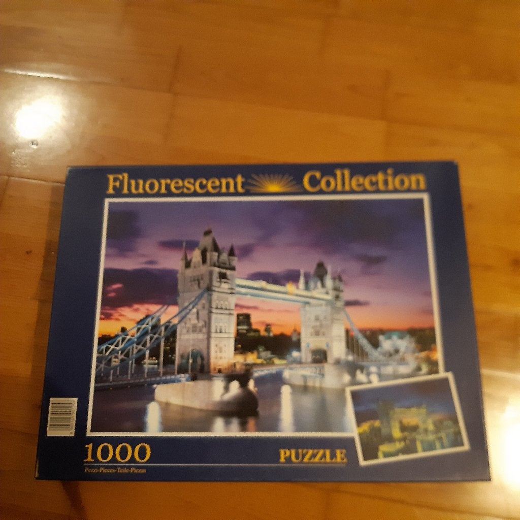 Puzzle 1000 pièces « Tower Bridge – London », Enlèvement, 500 à 1500 pièces, Comme neuf, Puzzle