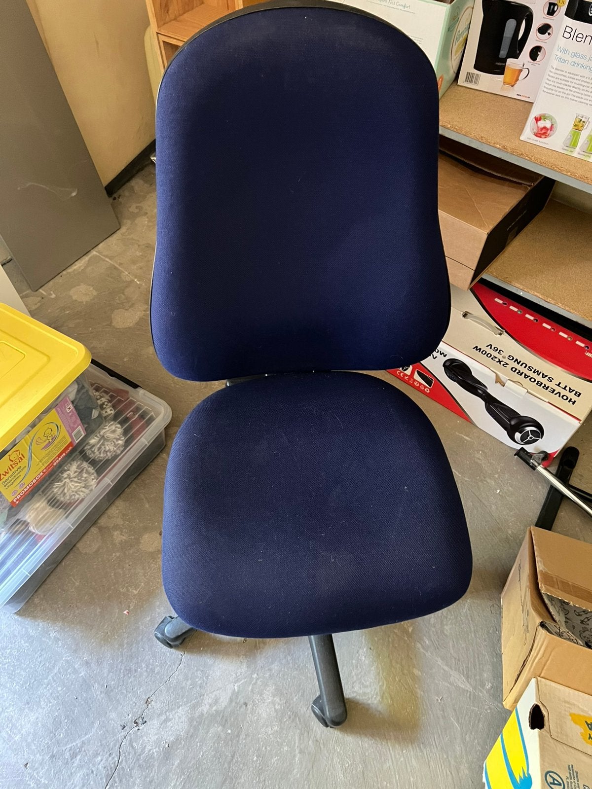 Chaise de bureau, Enlèvement, Comme neuf, Bleu, Chaise de bureau