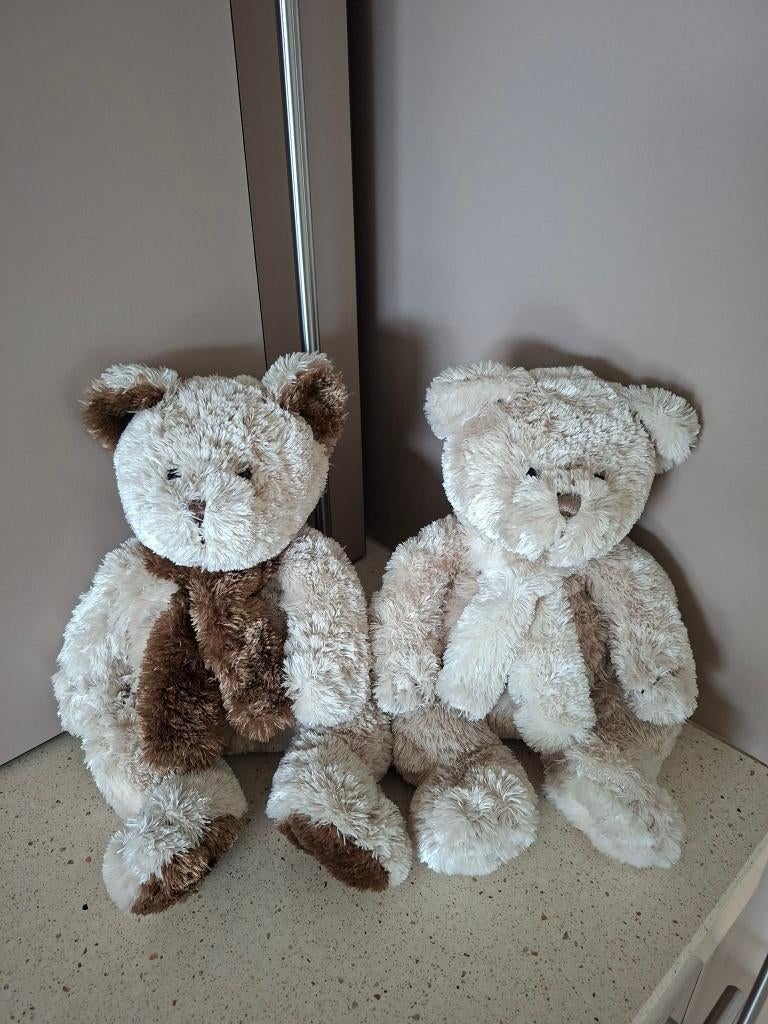 beertjes Nou Mi Nou 2 stuks, Collections, Ours & Peluches, Enlèvement ou Envoi, Comme neuf, Ours en tissus, Autres marques