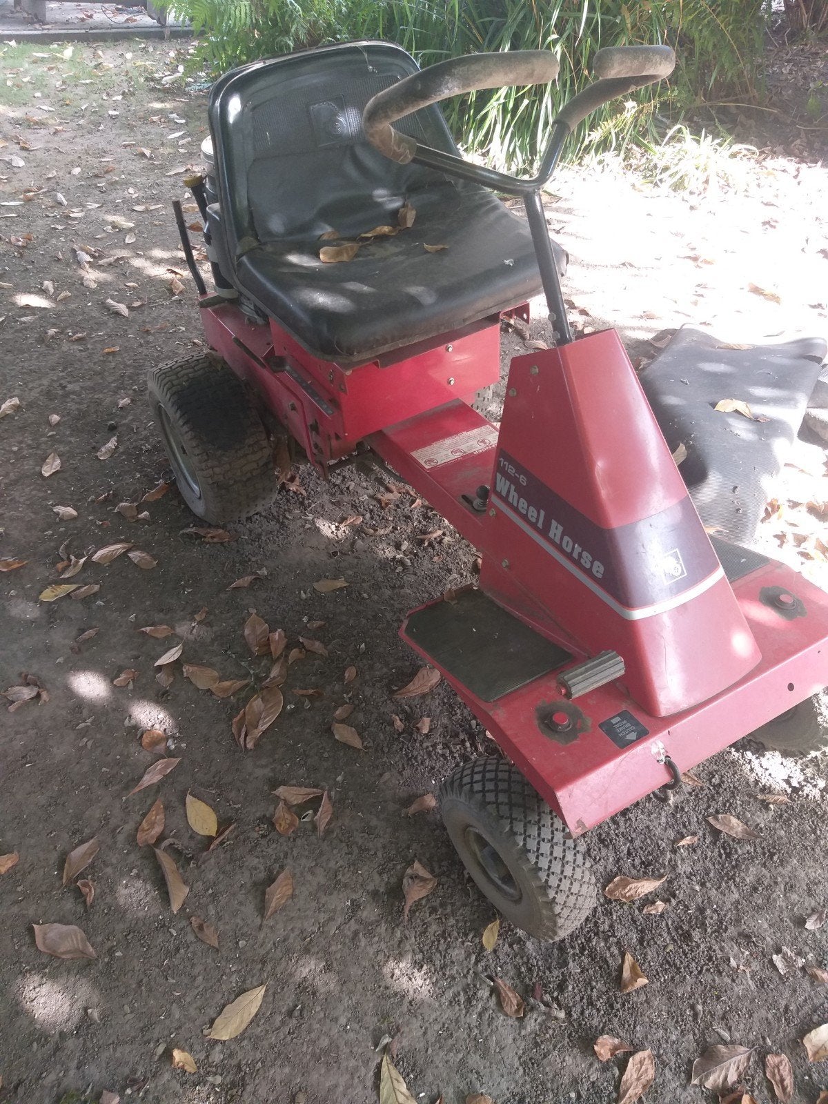 Grasmaaier voor wielpaardentractoren, Ophalen, Gebruikt, Wheel horse