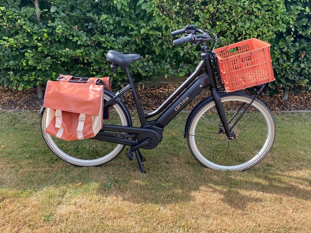 damesfiets, Fietsen en Brommers, Fietsen | Dames | Damesfietsen, 47 tot 50 cm, Versnellingen, Zo goed als nieuw, Schijfrem