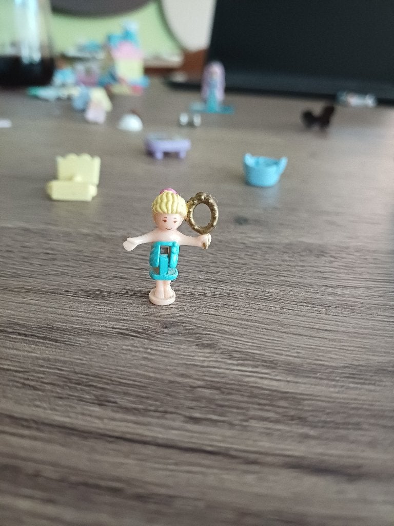 Vintage polly pocket popje, Ophalen of Verzenden, Gebruikt