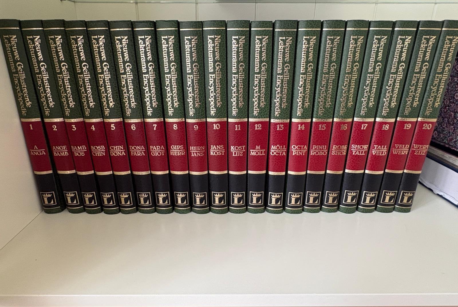 Geïllustreerde Lekturama Encyclopedie –Complete reeks van 20, Ophalen, Zo goed als nieuw