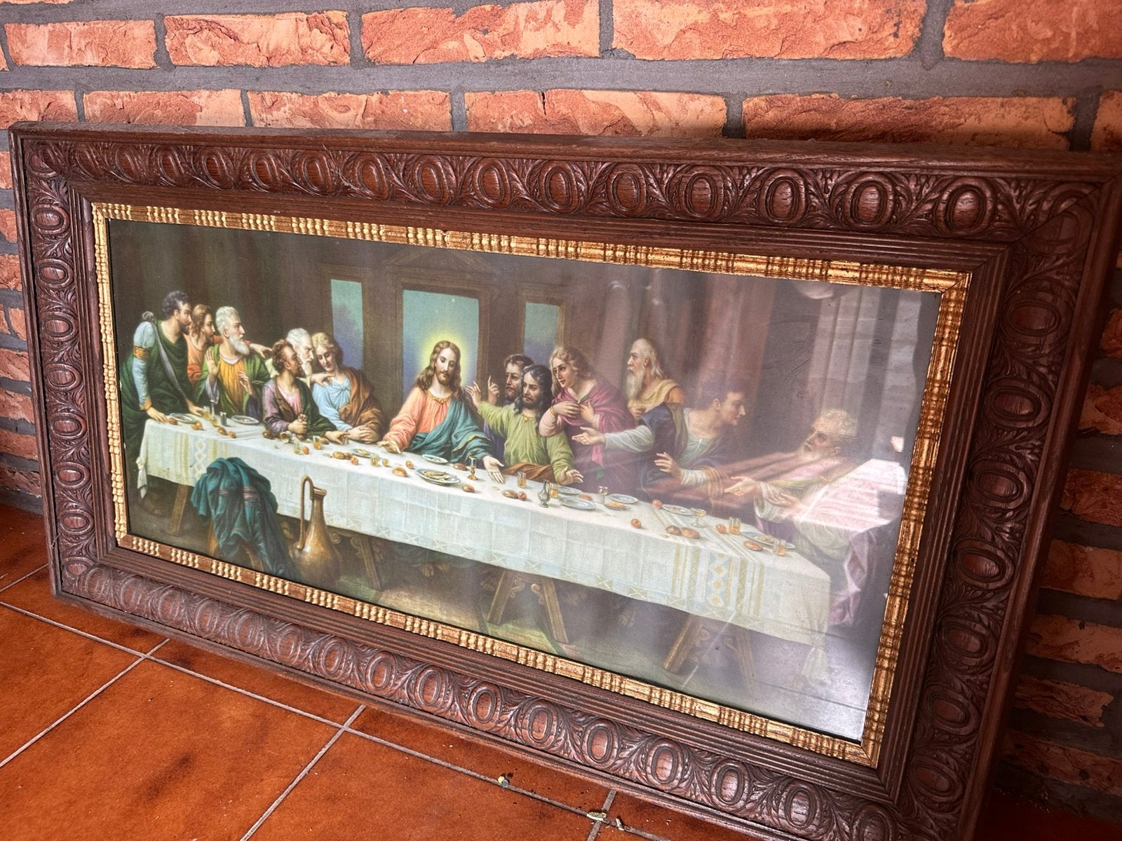 Laatste avondmaal, Portrait ou Personnes, Autres techniques, Encadré, Enlèvement