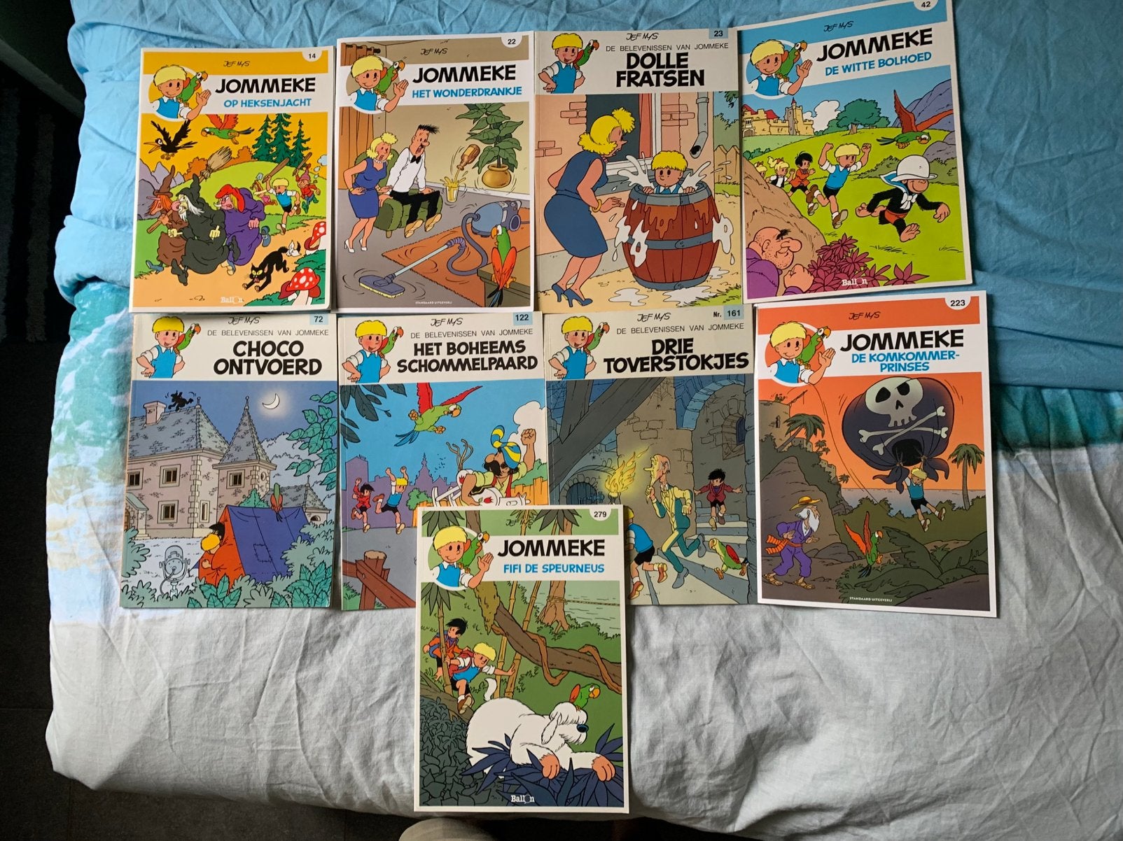 Lot strips Jommeke, Enlèvement, Comme neuf