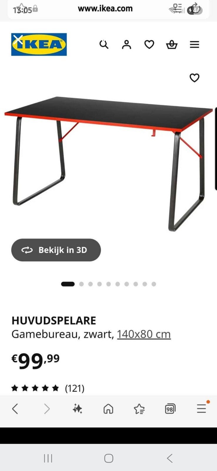 bureau , gamingbureau, Huis en Inrichting, Ophalen