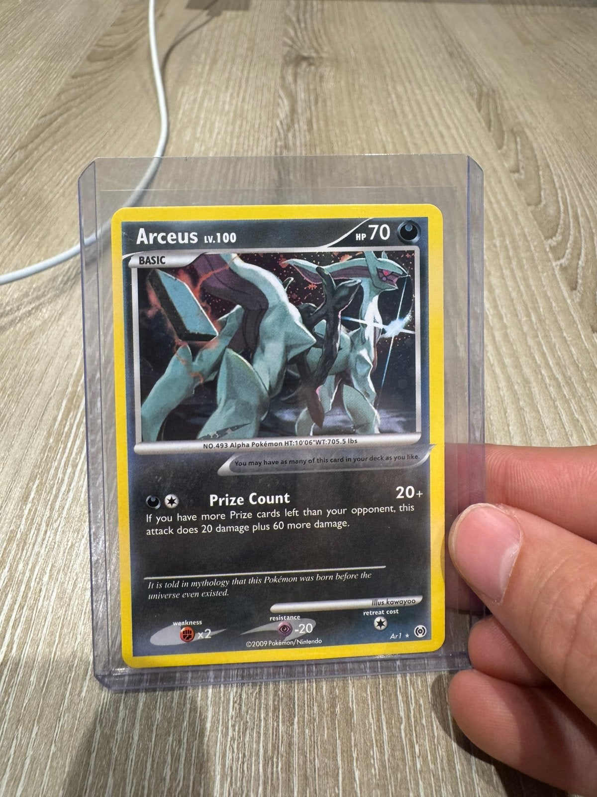 Arceus #AR1 Pokemon Arceus, Ophalen of Verzenden, Zo goed als nieuw