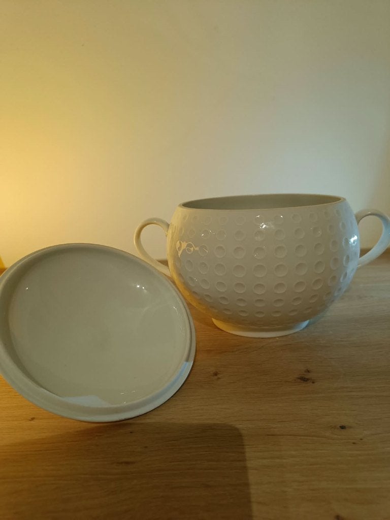 Vintage Arzberg Golfball terrine H.Löffelhardt 60ies design, Antiek en Kunst, Ophalen of Verzenden