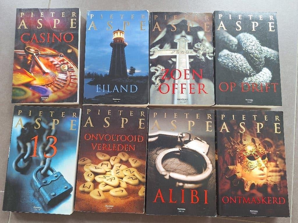 Boeken Aspe, Boeken, Ophalen of Verzenden, Gelezen, Pieter Aspe, België