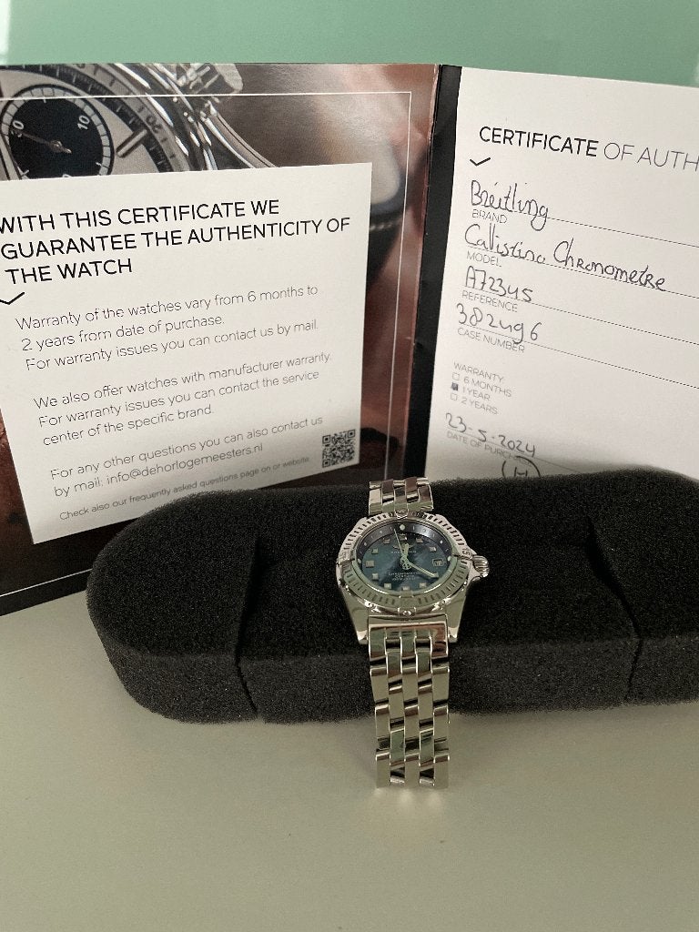 Dameshorloge Breitling, Montre-bracelet, Autres marques, Enlèvement ou Envoi, Acier