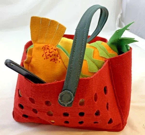 IKEA LÅTSAS speelgoed Mand met boodschappen pluche eten keuk, Kinderen en Baby's, Speelgoed | Knuffels en Pluche, Zo goed als nieuw