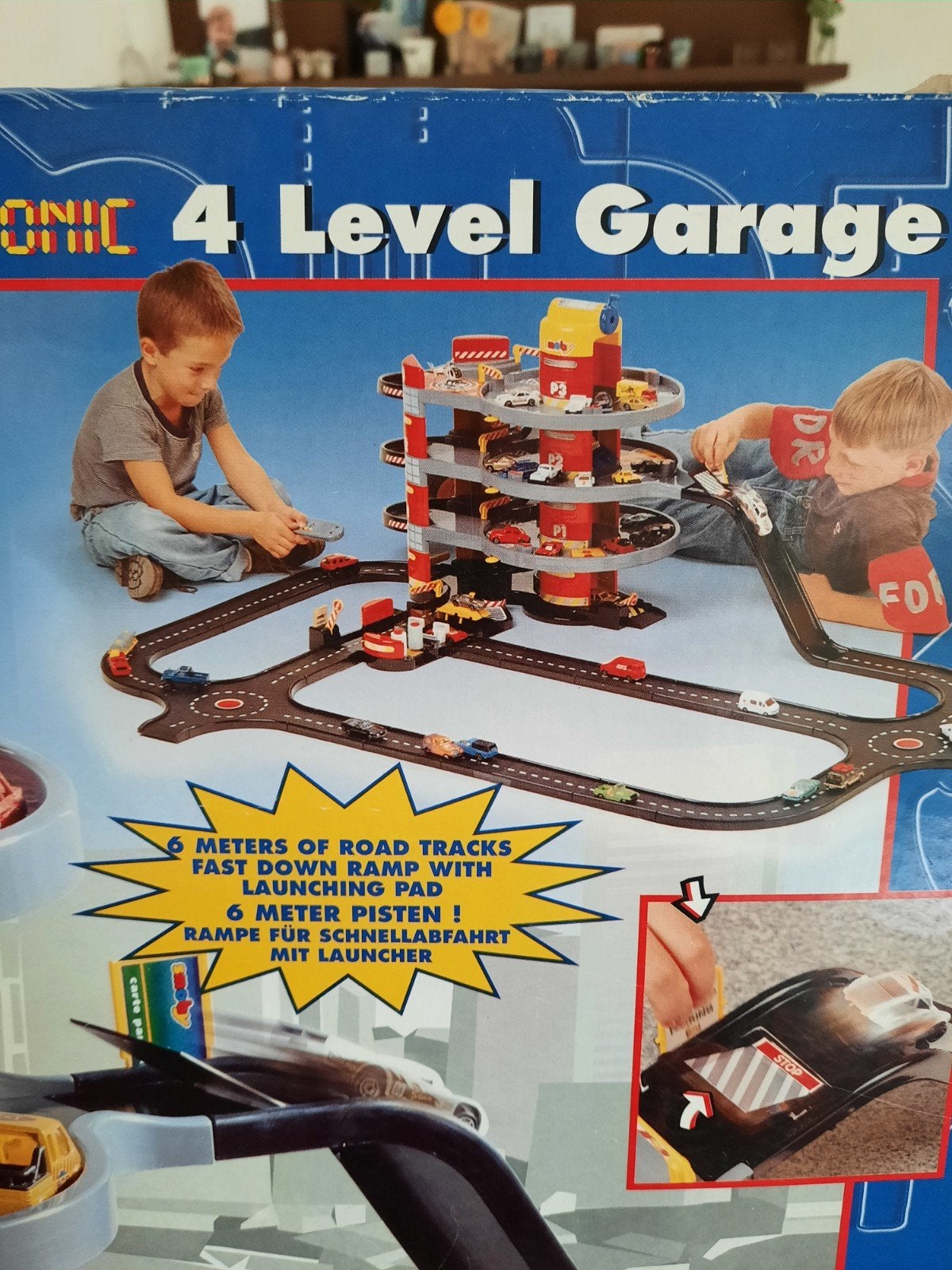 speelgoed garage, Handmatig, Ophalen, Overige merken, Racebaan