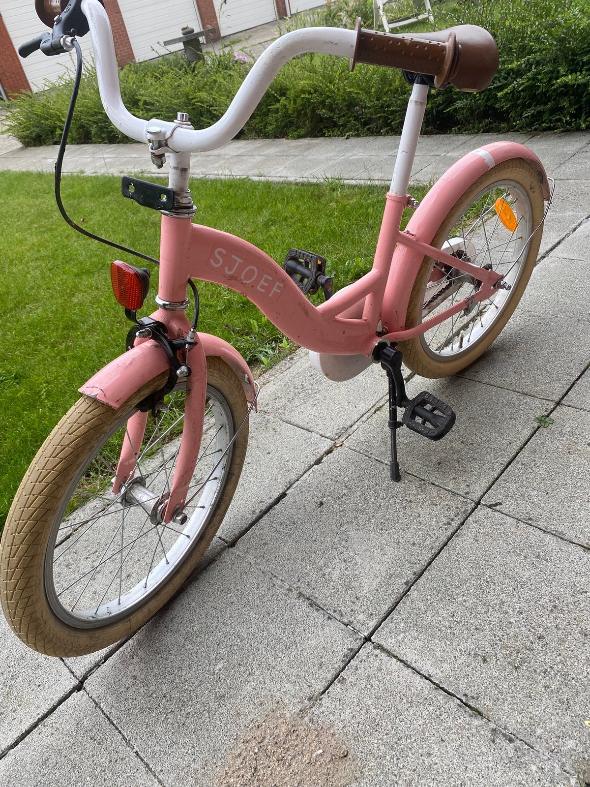 Prachtige Meisjesfiets van SJOEF Met veilige terugtraprem, Fietsen en Brommers, Ophalen, Zo goed als nieuw, Terugtraprem