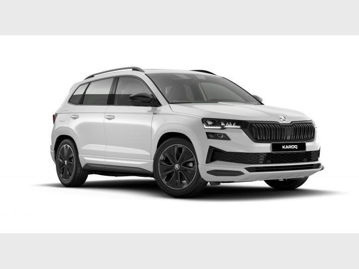 Skoda Karoq 1.5 TSI ACT Sportline DSG, Auto's, Skoda, Automaat, Wit, Karoq, Navigatiesysteem