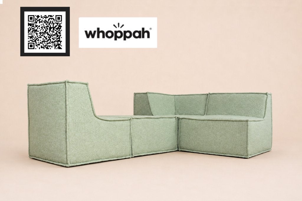 Nouveau Sofa système  modulaire extensible Mid century, 250 à 300 cm, Mid century, Enlèvement ou Envoi, Quatre personnes ou plus