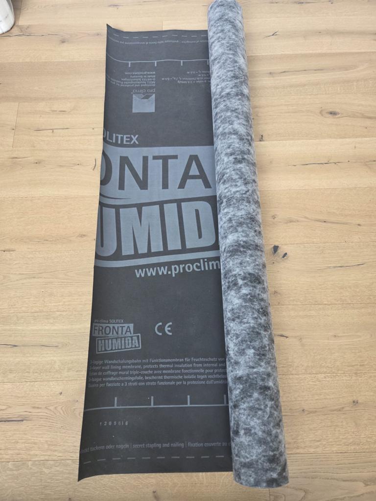 pro clima solitex fronta humida, nieuw op de rol: 25m x 1,5m, Enlèvement, Comme neuf