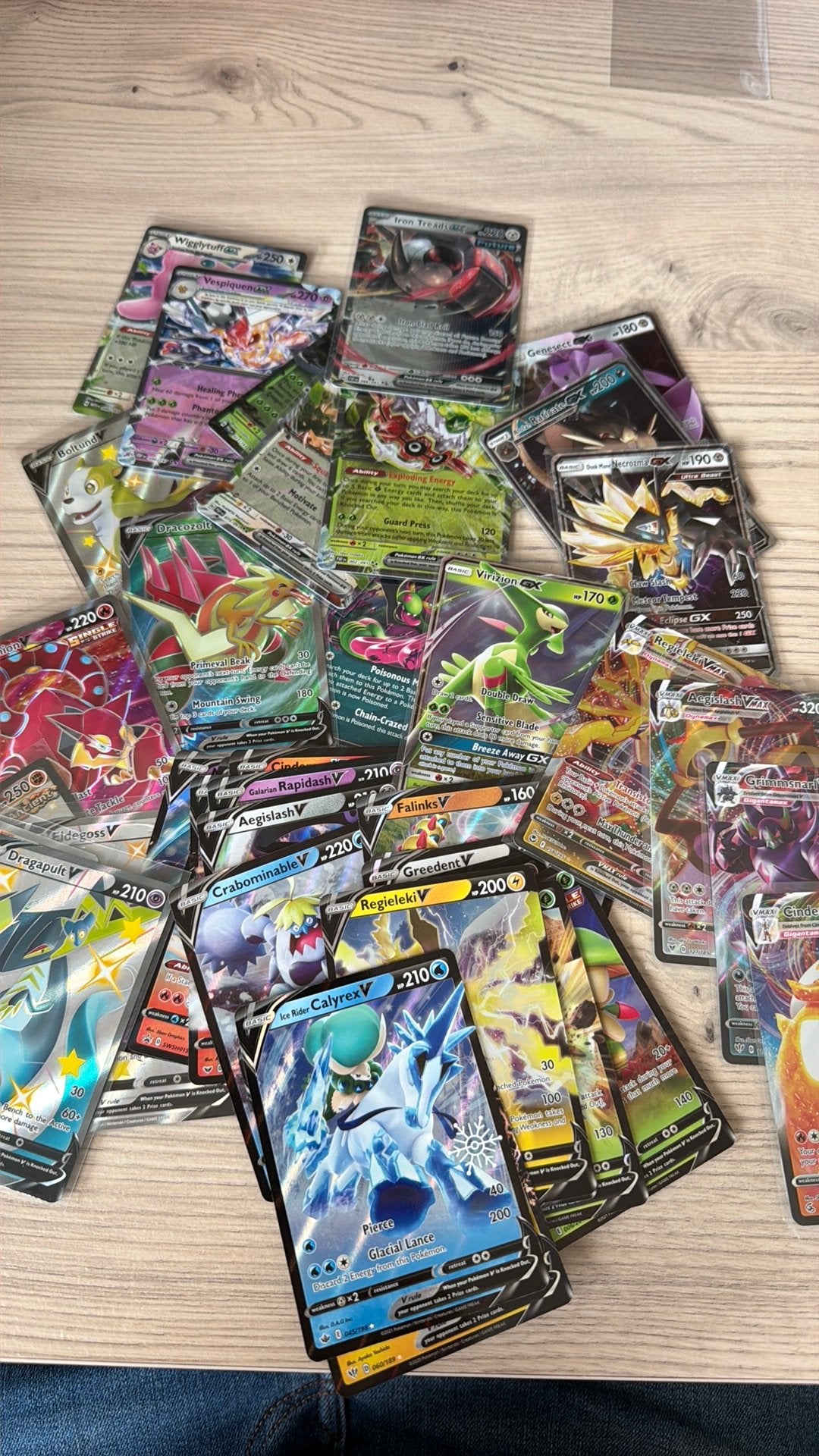 Pokemon V, EX, GX, en Vmax kaarten, Enlèvement ou Envoi, Comme neuf, Plusieurs cartes
