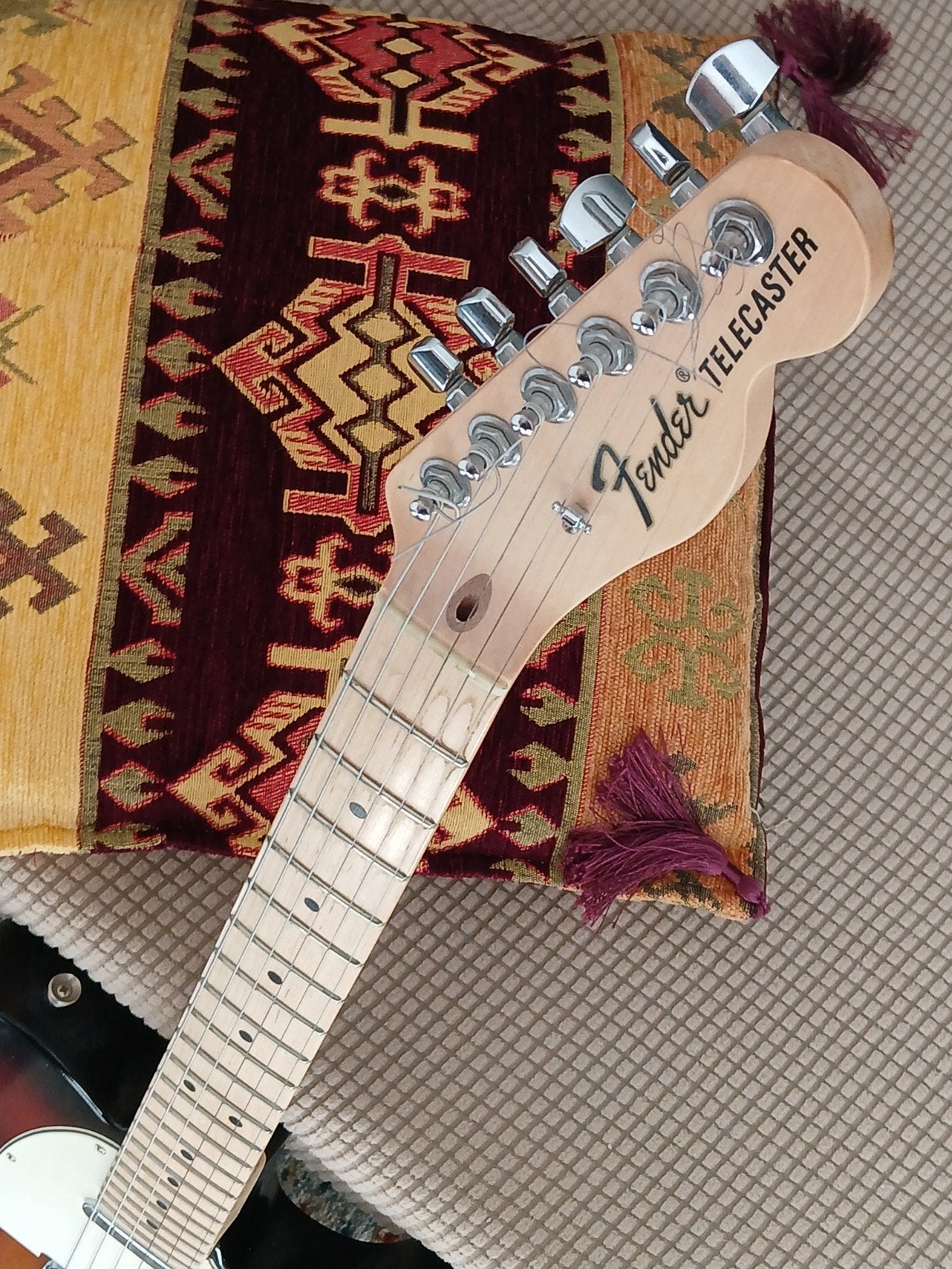 Fender telecaster sunburst, Enlèvement, Comme neuf, Solid body, Fender