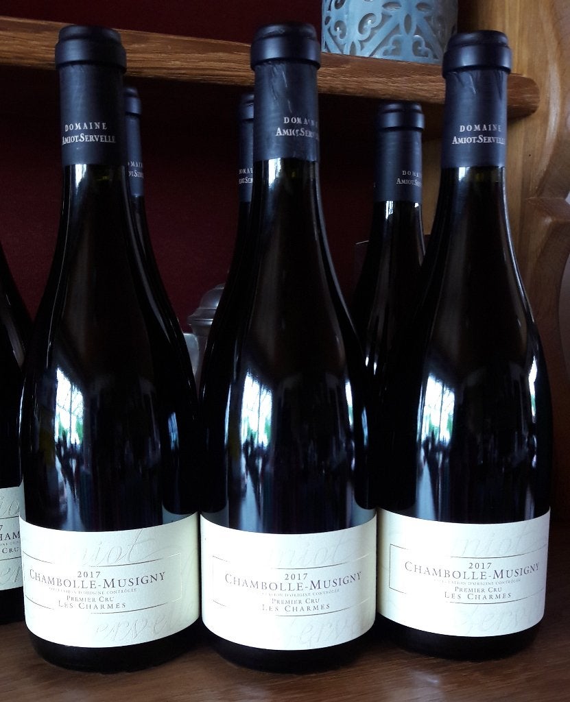 6 flessen Chambolle Musigny Premier Cru „Les Charmes”, Ophalen, Frankrijk, Nieuw, Rode wijn
