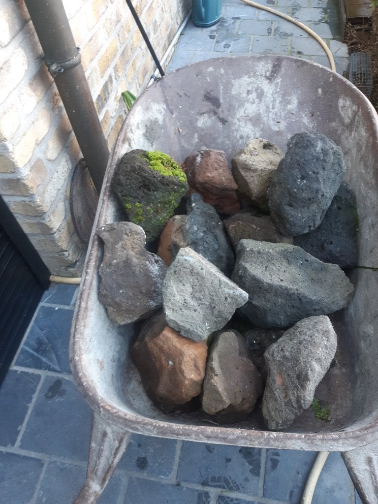 Lavastenen, Tuin en Terras, Ophalen, Gebruikt, Overige typen, Lava