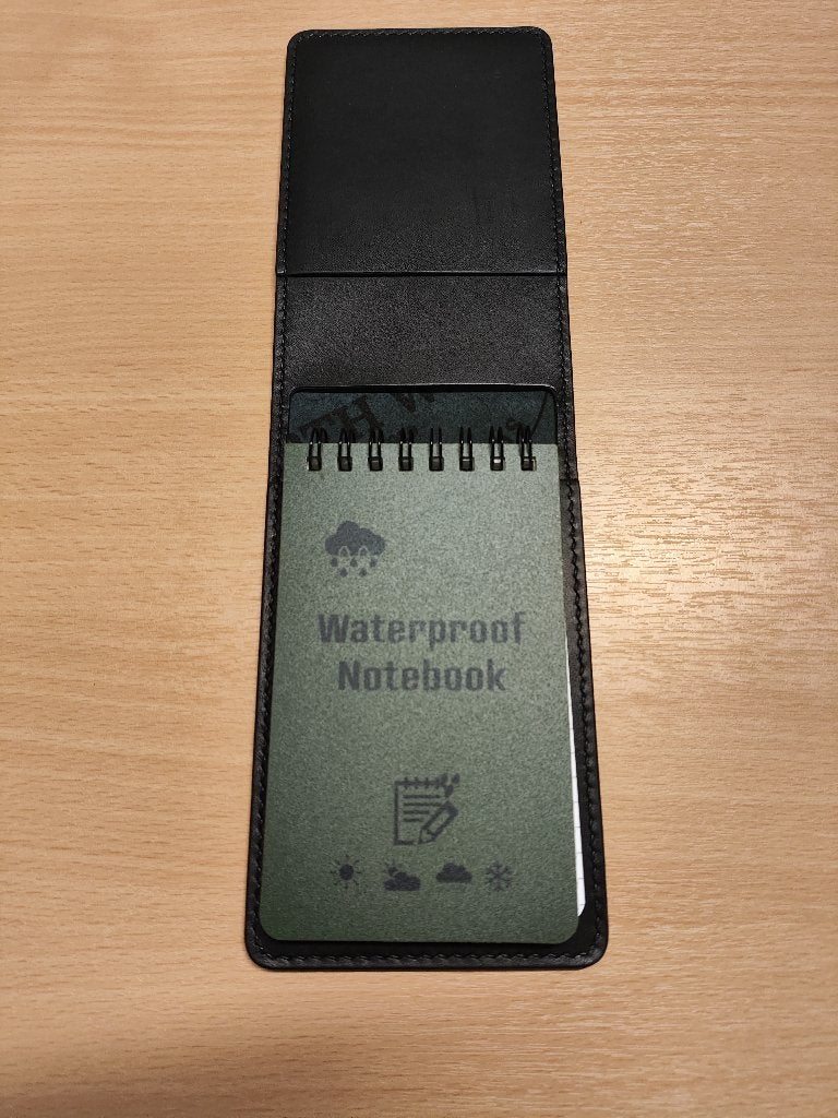 Leder notitieboek cover (rite in the rain 3x5), Diversen, Notitieboeken, Ophalen of Verzenden, Nieuw