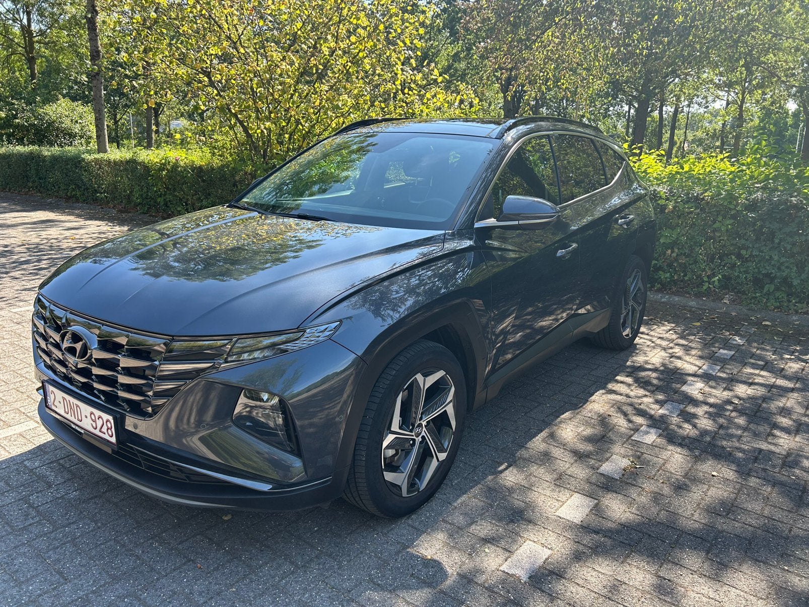 Hyundai Tucson Shine 1.6 T-GDi HEV 230 pk - 2023 - 25.515 km, Auto's, Overige kleuren, 169 kW, 360° camera, SUV of Terreinwagen