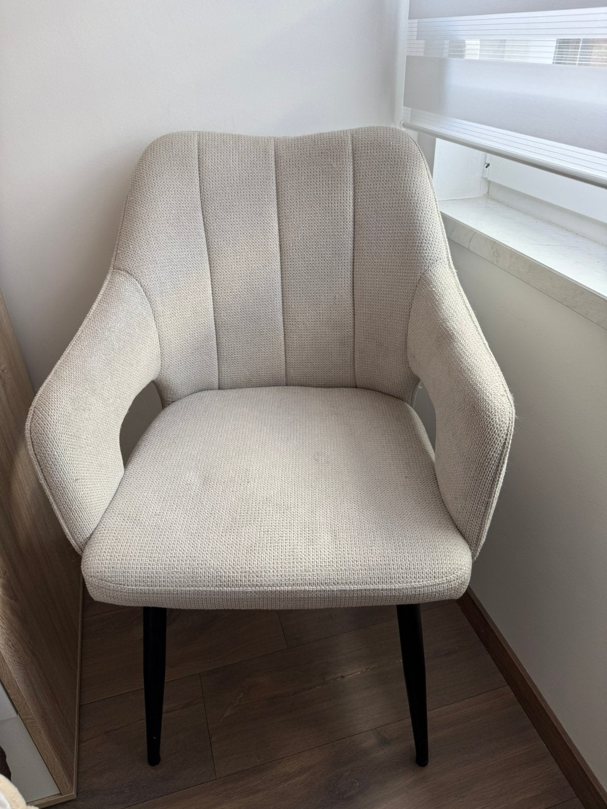 Lot de 2 chaises beige, Maison & Meubles, Fauteuils, Enlèvement ou Envoi, Comme neuf