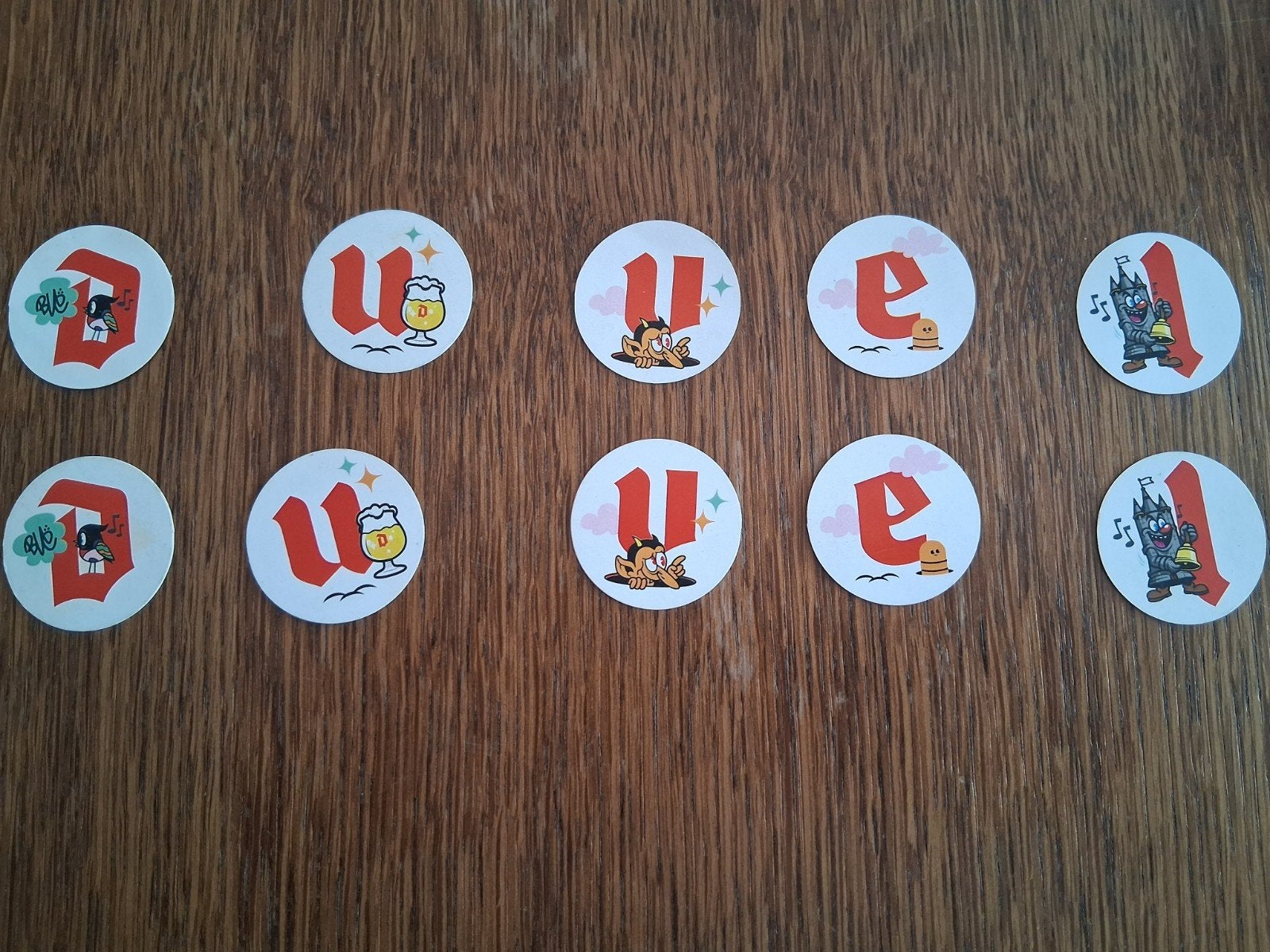 lettertjes duvel GF2026, Ophalen of Verzenden, Zo goed als nieuw