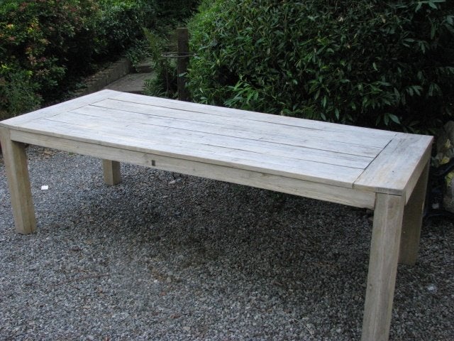 grande table de jardin, Jardin & Terrasse, Enlèvement, Utilisé, Rectangulaire, Bois