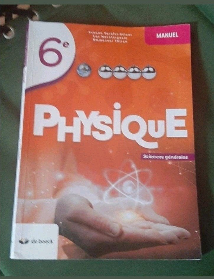 Livre physique 6e, Livres, Enlèvement ou Envoi