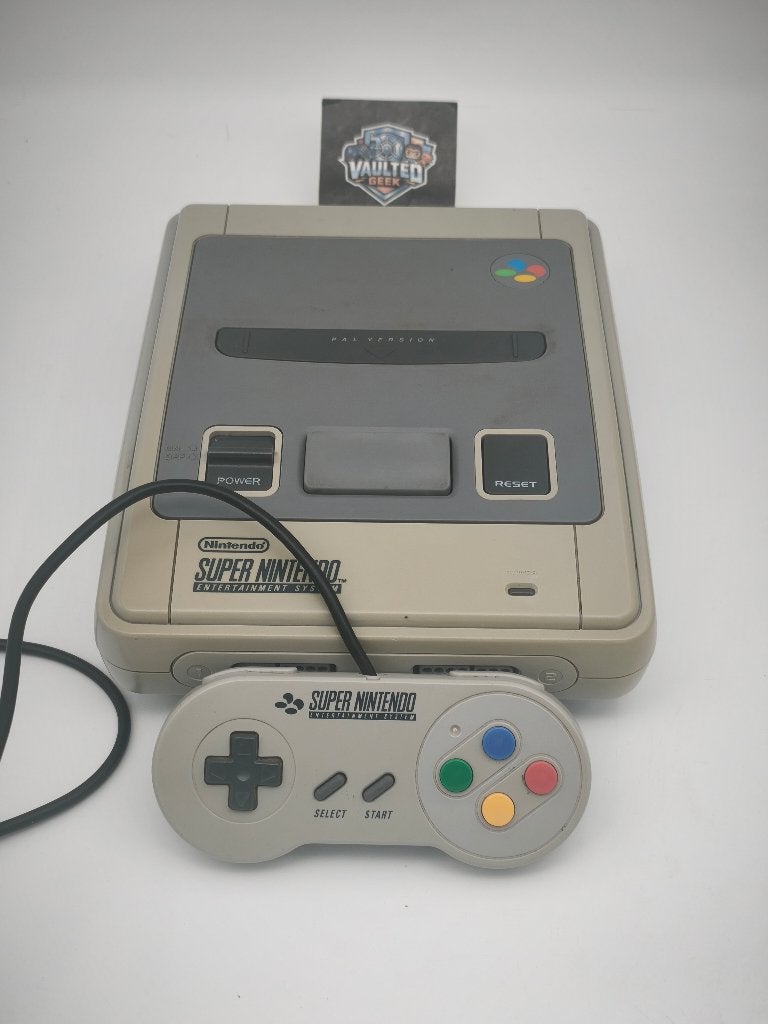 Super Nintendo SNES Console + 4 Games, Ophalen of Verzenden, Refurbished, Met 1 controller, Met games