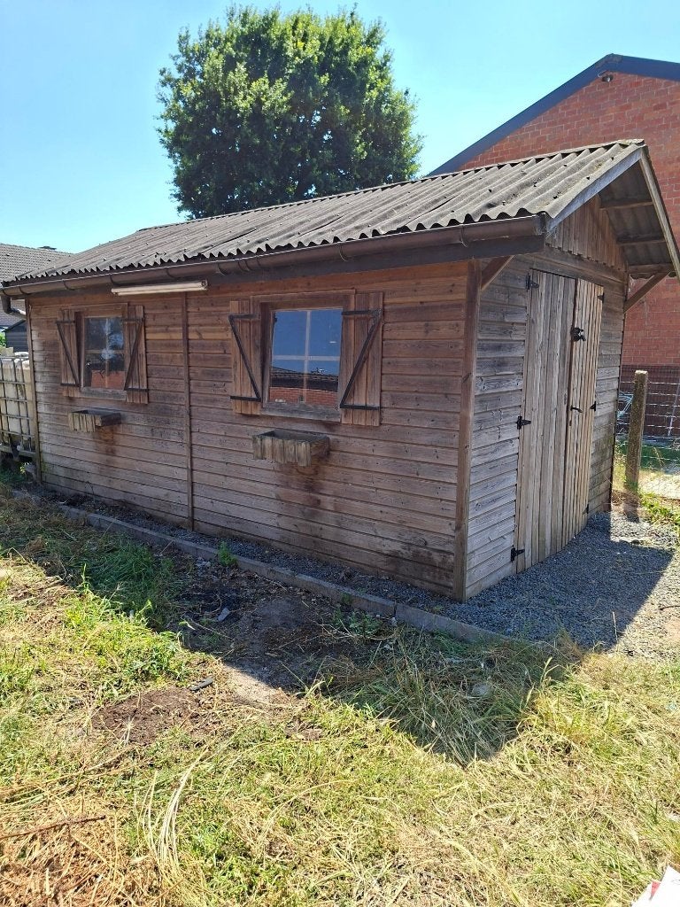 Tuinhuis 15 m², Ophalen, Tuinhuis, 2 ramen, 500 cm of meer