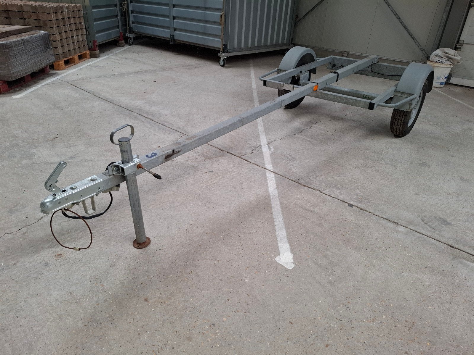 aanhangwagen, Ophalen