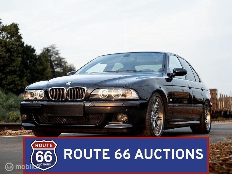 BMW M5 | 2000 | Route 66 Auctions, Auto's, Zwart, Bedrijf, Handgeschakeld, Overige carrosserie
