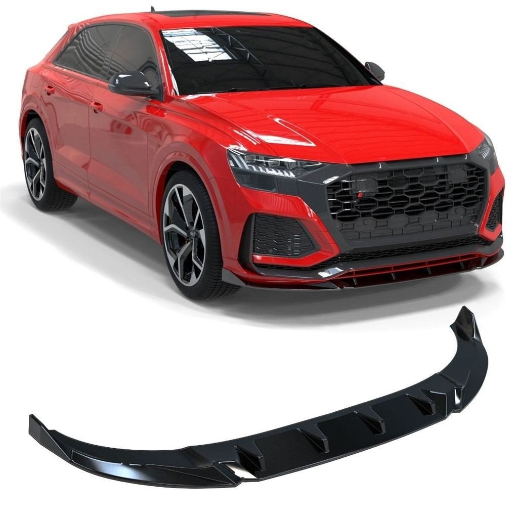 APEX Spoiler Splitter Geschikt voor Audi RSQ8 glans Zwart, Verzenden