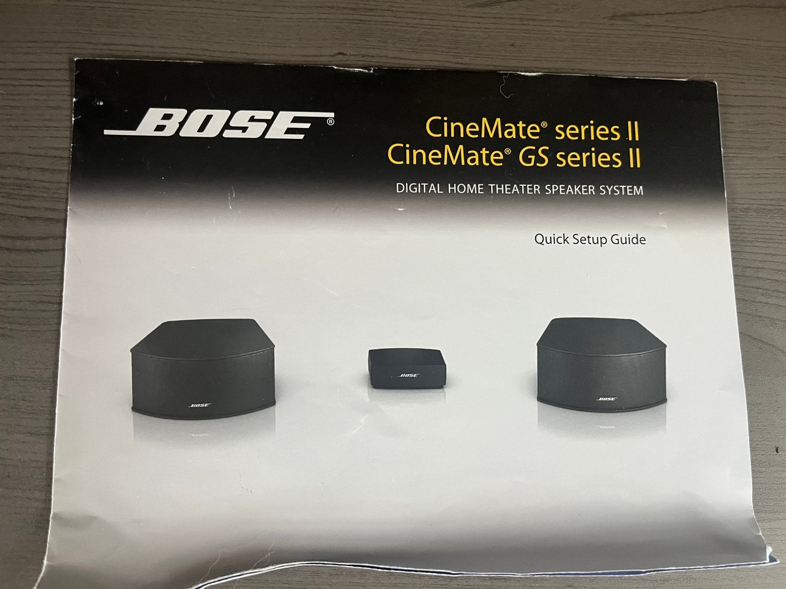 Bose cinemate gs  series 2, Audio, Tv en Foto, Ophalen, Zo goed als nieuw