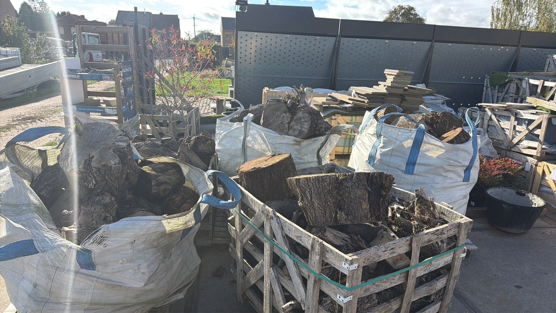 Brandhout verschillende loofhout, Tuin en Terras, Ophalen, Overige houtsoorten, Blokken