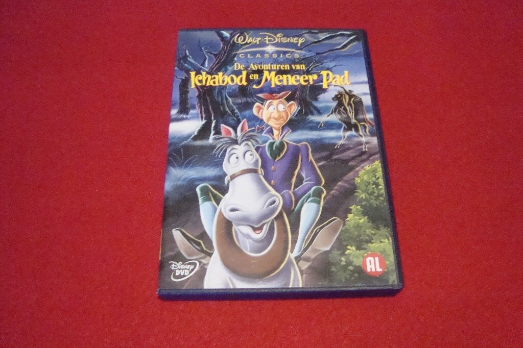 dvd disney de avonturen van ichabod en meneer pad, Ophalen of Verzenden, Kinderprogramma of -film