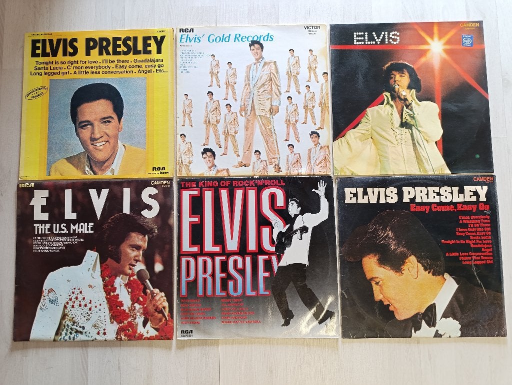 Disques vinyles 33 tours Elvis Presley (1), Vinyle coloré, Enlèvement ou Envoi, Utilisé, Rock 'n' roll
