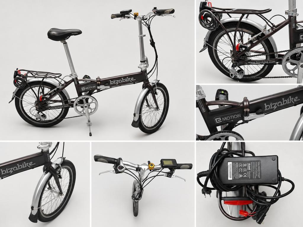 Bizobike E-Motion Elektrische Plooifiets – Compact & Praktis, Enlèvement, Vitesses