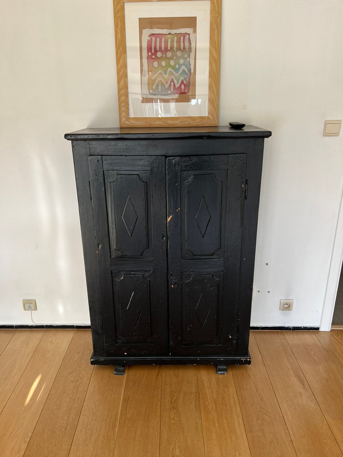Meuble noir à vendre suite à déménagement (Place Albert), Huis en Inrichting, Ophalen, Zo goed als nieuw