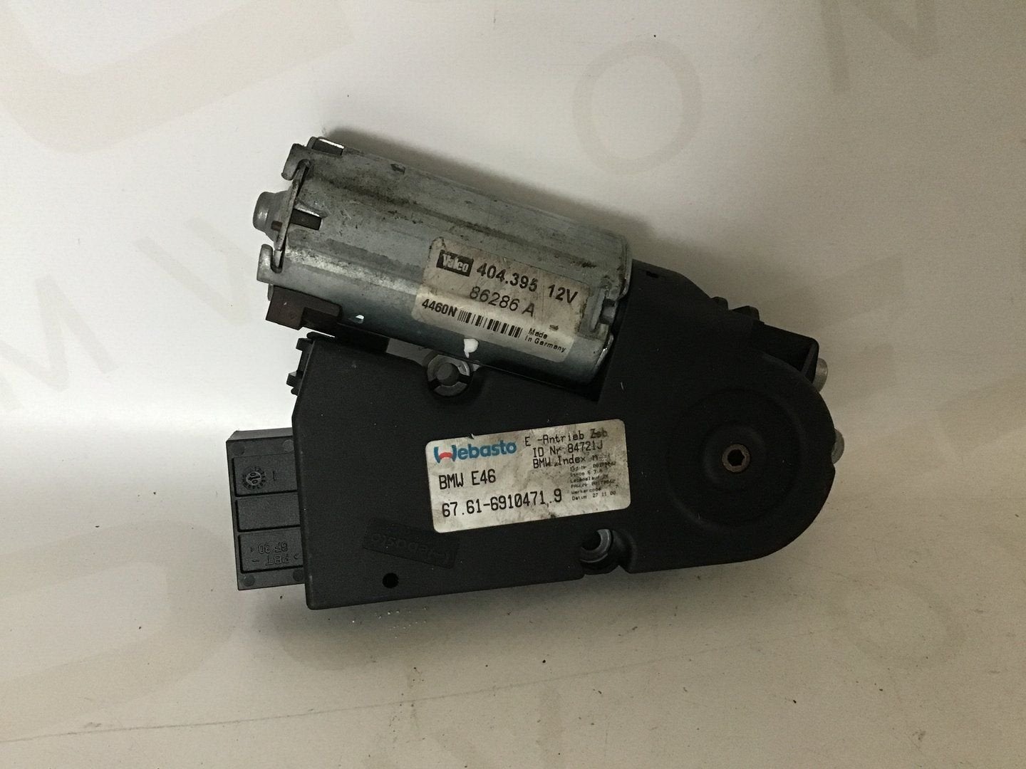 Schuifdak motor BMW E46 676169104719, Gebruikt, -, -, Ophalen of Verzenden