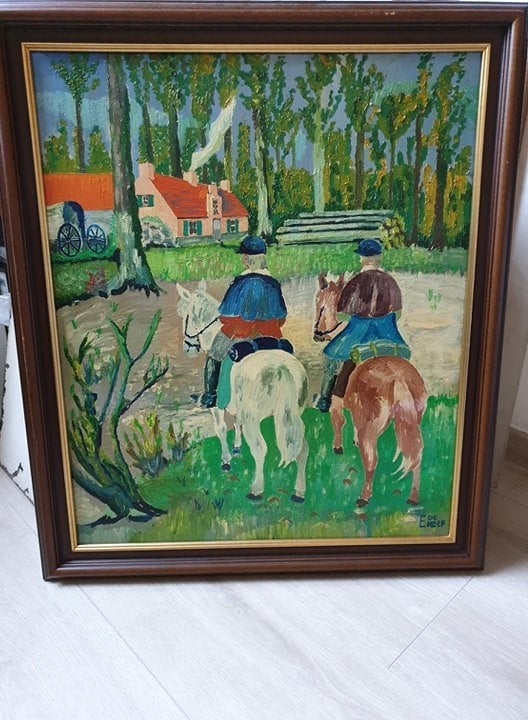 Schilderij, Ophalen of Verzenden, Doek